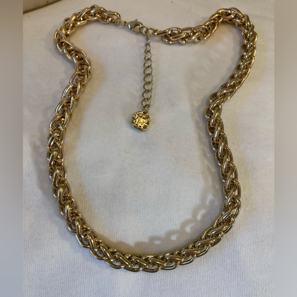 Monet Chunky Rope Chain Statement Necklace - Picture 1 of 6
